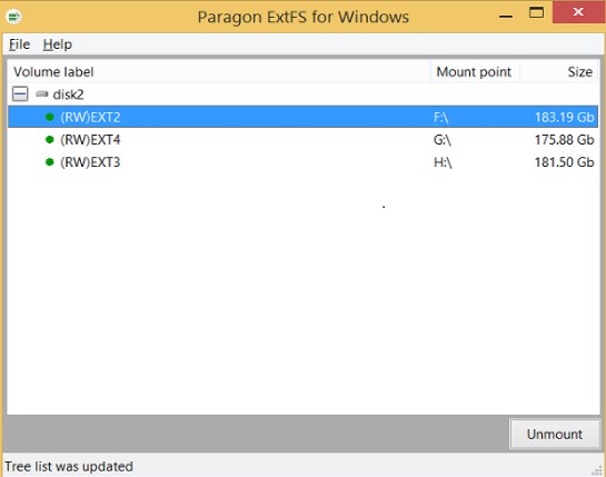 Программа для работы с разделами ext2, ext3, Linux Ext2, linux, Ext4 в Windows Paragon ExtFS. Скачать бесплатно.