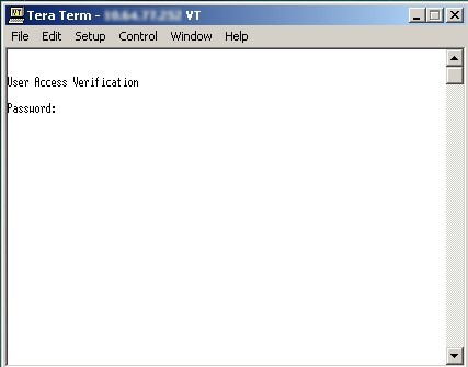 Терминальный эммулятор Tera Term Pro 2.3.
 Скачать бесплатно.