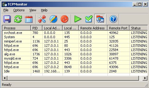 Сетевая утилита TCP Monitor. Скачать бесплатно.
